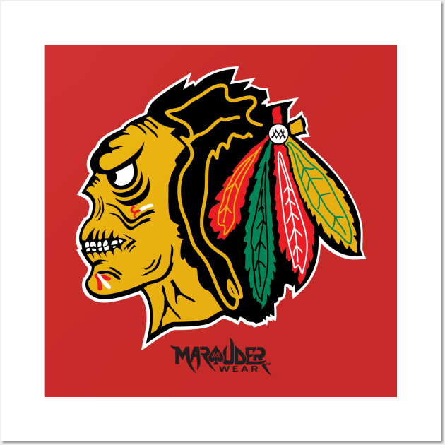 Chi-Town Undead Hawks Wall Art by Summo13